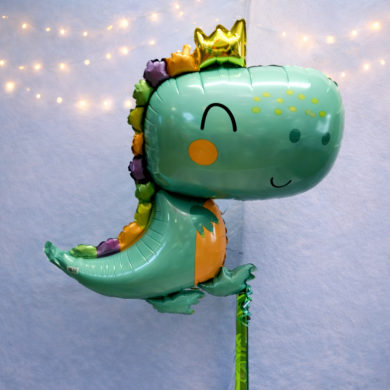 Süßer Dino mit Krone